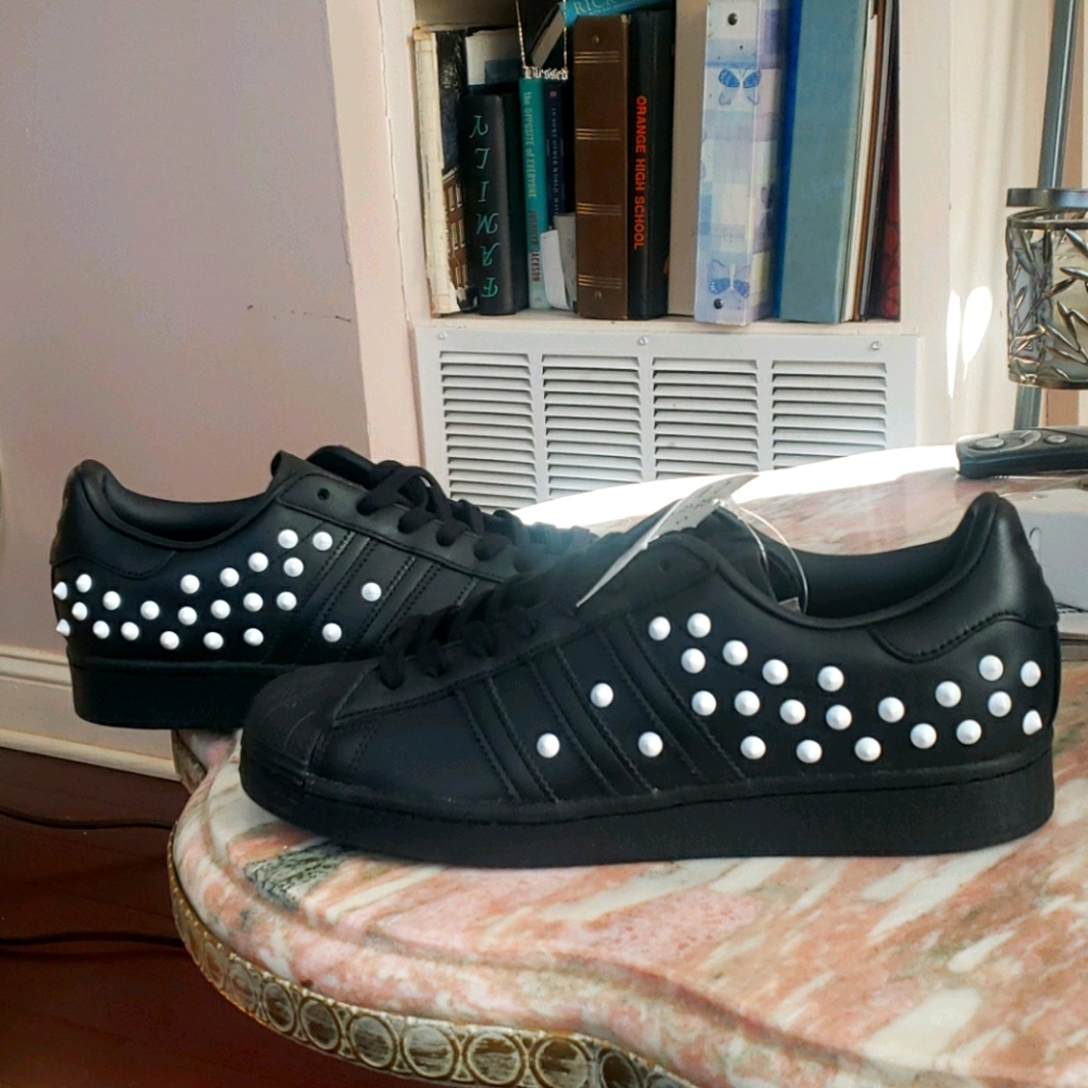 Studded Adidas Superstar Women 11